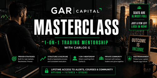GAR Capital Masterclass: Final Seats Open for 1-on-1 Trading Mentorship